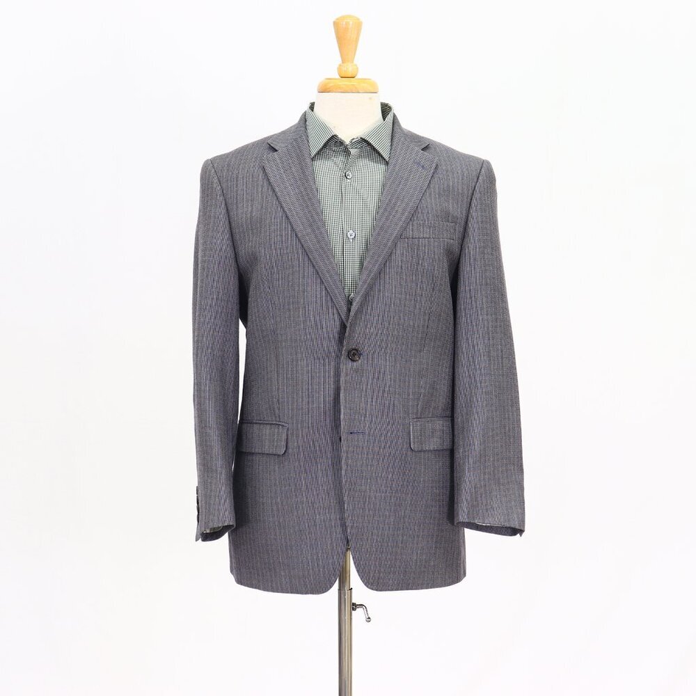 Ralph Lauren 38R Gray Check 2-Button Sport Coat Blazer Jacket T334